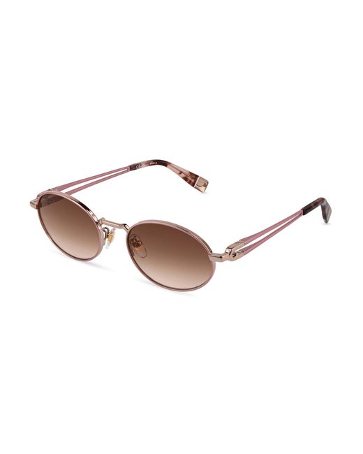 Furla Black Sfub30 0F38 Sunglasses Metal Geometric Normal Nuanced