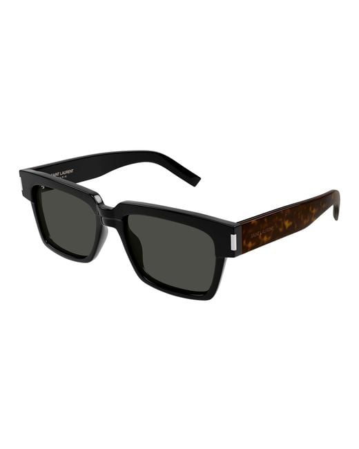 Saint Laurent Black Sl 732 Vadim 002 Sunglasses Acetate Squared for men