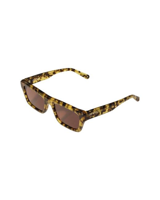 Off-White c/o Virgil Abloh Black Ow1038 Flint 1964 Sunglasses Acetate Squared Normal