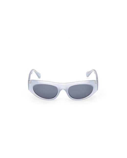 MAX&Co. Black Mo0147 84V Sunglasses Injected Cat Eye Normal