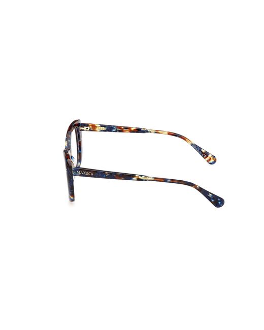 MAX&Co. Black Mo5143 55A Optical Frames Acetate Cat Eye Normal