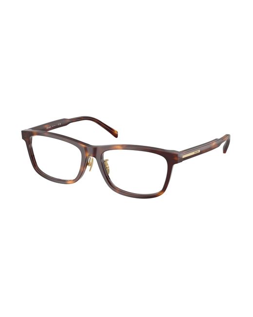 Prada Black Pr B08Vd 15W1O1 Optical Frames Acetate Squared Normal for men