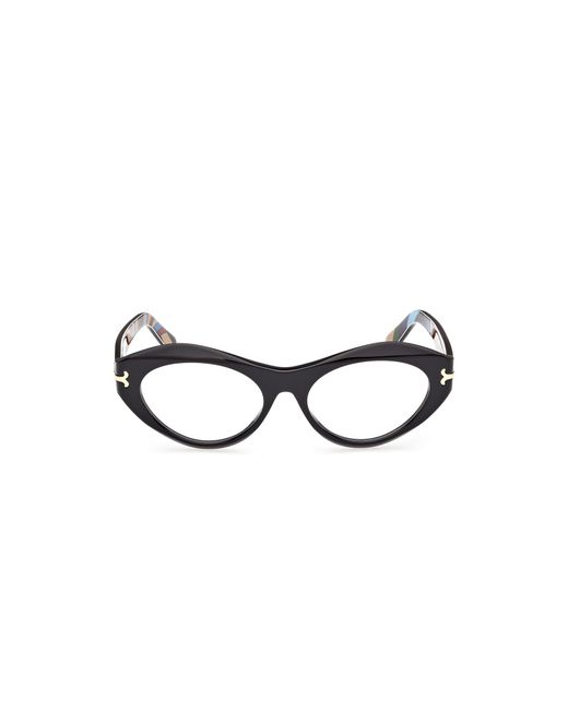 Emilio Pucci Black Ep5269 005 Optical Frames Acetate Cat Eye Normal