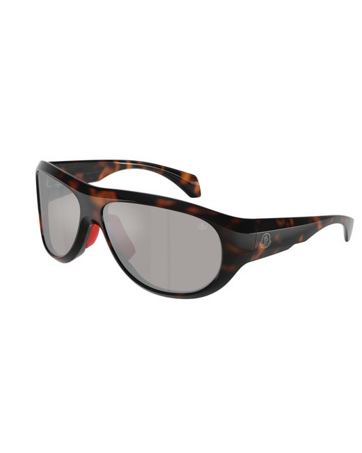 Moncler Black Me8013 Bleacher 50216G Sunglasses Injected Round Normal