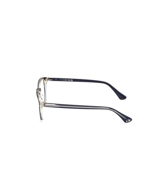 Web Black We5441 092 Optical Frames Acetate Round Normal for men