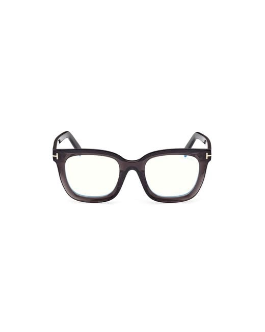 Tom Ford Black Ft5880-B 020 Optical Frames Acetate Squared Normal