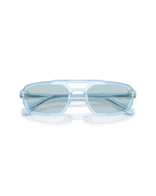 Emporio Armani Black Ea4240U 6204/1 Sunglasses Acetate Geometric Normal for men