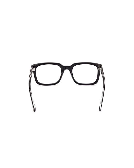 Web Black We5445 005 Optical Frames Acetate Squared Normal for men