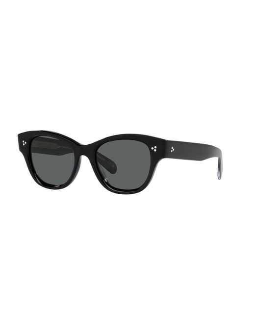 Oliver Peoples Black Ov5490Su Eadie 1492P2 Sunglasses Acetate Pillow Polarized