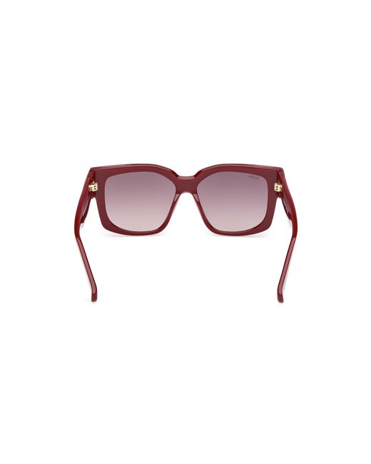 Max Mara Red Mm0145 Glimpse-7 69Z Sunglasses Acetate Round Normal
