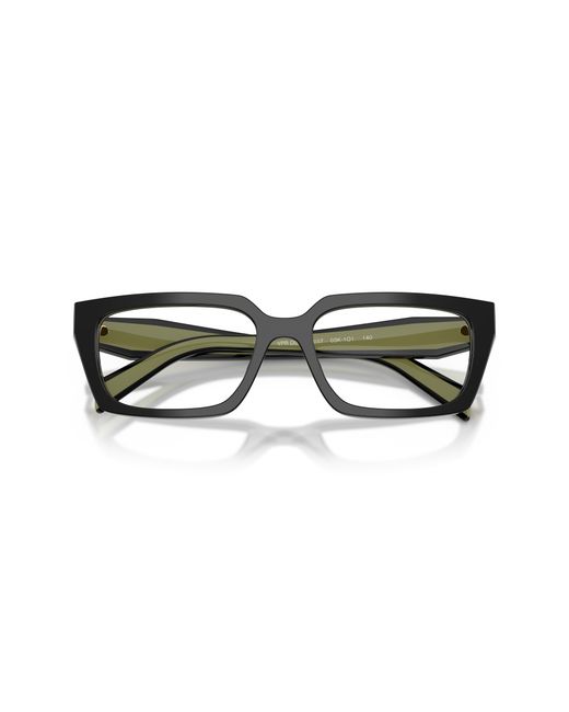 Prada Black Pr D05V 03K1O1 Optical Frames Acetate Transparent Squared Normal