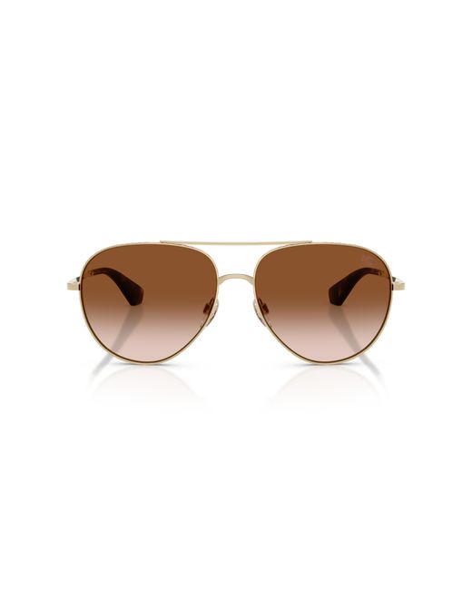 Burberry Black Be3172 110913 Sunglasses Metal Pilot Normal Nuanced
