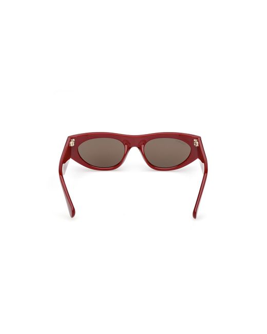 MAX&Co. Red Mo0147 66E Sunglasses Injected Cat Eye Normal