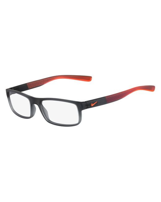 Nike Black 7090 068 Optical Frames Injected Squared Normal Photochromatic for men