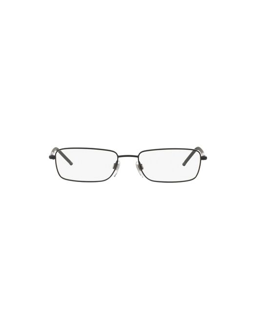 Burberry Black Be1268 1007 Optical Frames Steel Squared Normal for men
