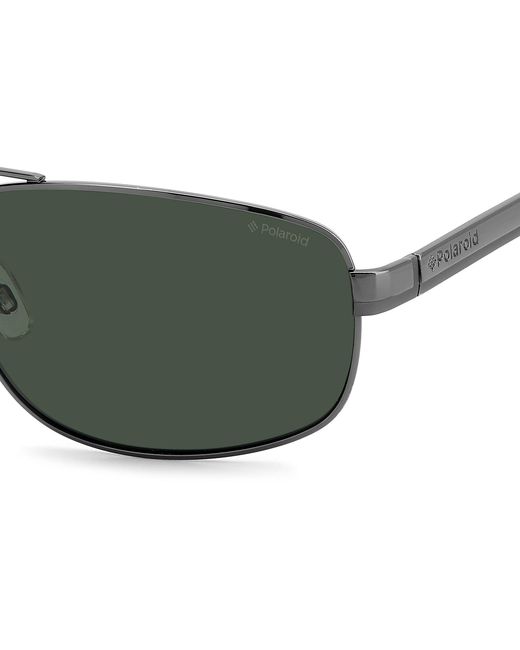 Polaroid Black P4314 Kih/Rc Sunglasses Metal Pilot Polarized for men