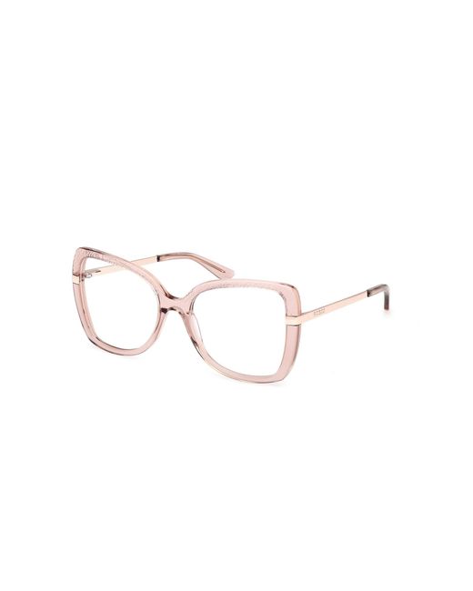 Guess Black Gu50245 057 Optical Frames Acetate Butterfly Normal