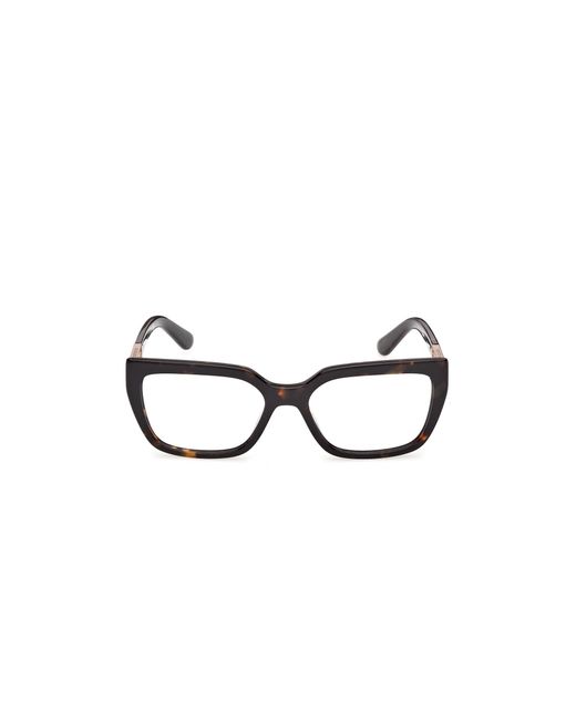 Guess Black Gm50064 52 Optical Frames Acetate Squared Normal
