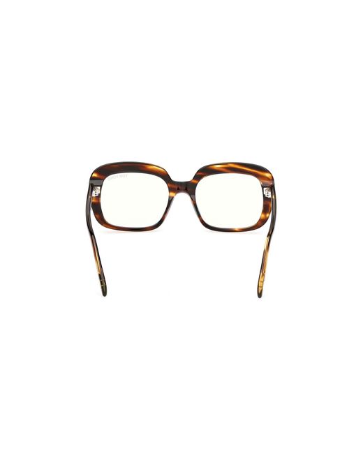 Tom Ford Black Ft6096-B 055 Optical Frames Acetate Squared Normal