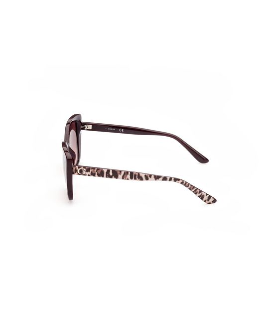 Guess Black Gu7829 69F Sunglasses Injected Squared Normal Shaded