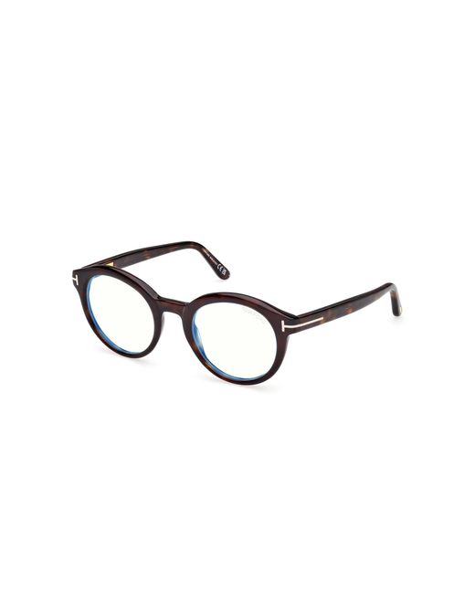 Tom Ford Black Ft6061-B 052 Optical Frames Acetate Round Normal