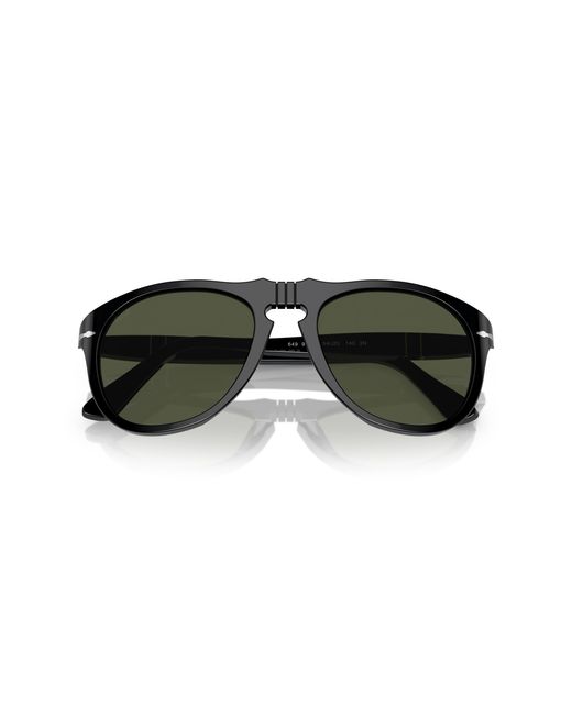 Persol Black Po0649 95/31 Sunglasses Acetate Pilot Normal for men