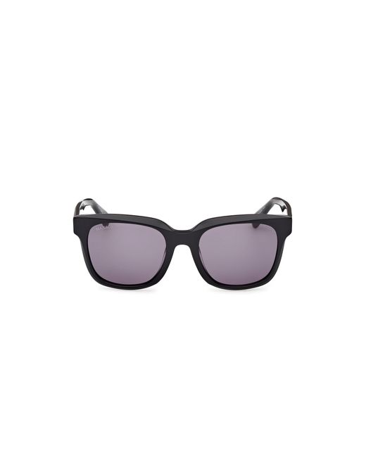 MAX&Co. Black Mo0146 01A Sunglasses Acetate Smoke Squared Normal