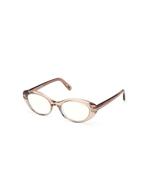 Tom Ford Black Ft6092-B 045 Optical Frames Acetate Round Normal