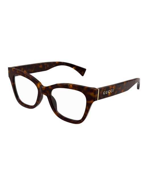 Gucci Black Gg1133O 004 Optical Frames Acetate Transparent Cat Eye