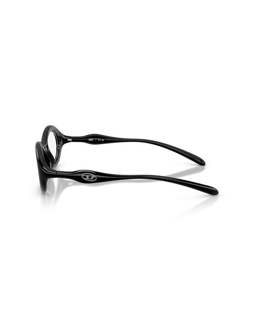 DIESEL Black Dl6005U 2001 Optical Frames Injected Round Normal