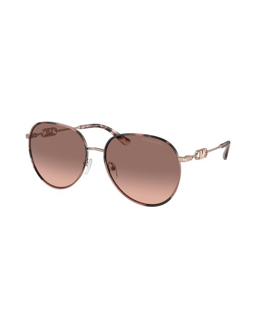 Michael Kors Black Mk1128J Empire 110813 Sunglasses Metal Pilot Normal Shaded