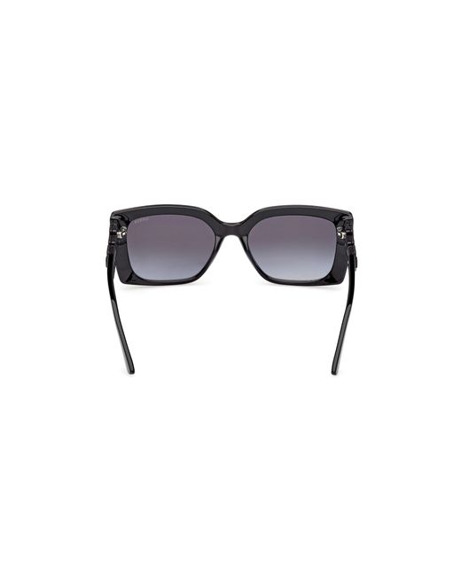 Guess Black Gu00265-H 01B Sunglasses Injected Smoke Squared Normal