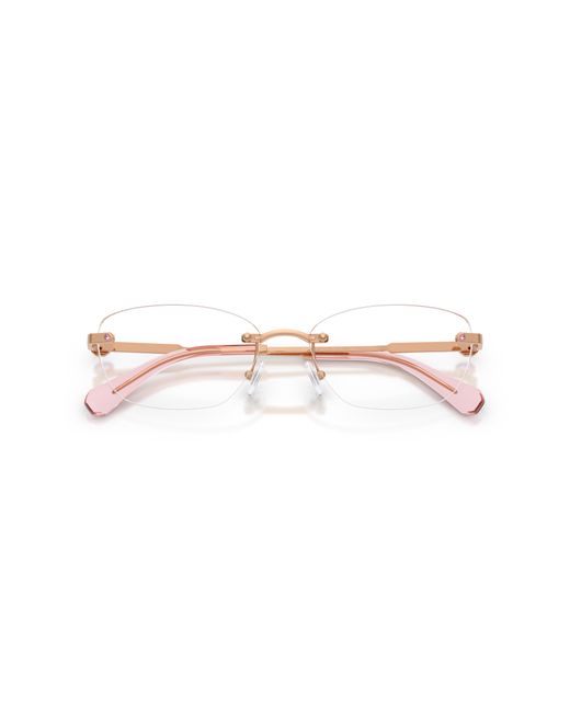 Swarovski Black Sk1037 4014 Optical Frames Metal Transparent Round Normal