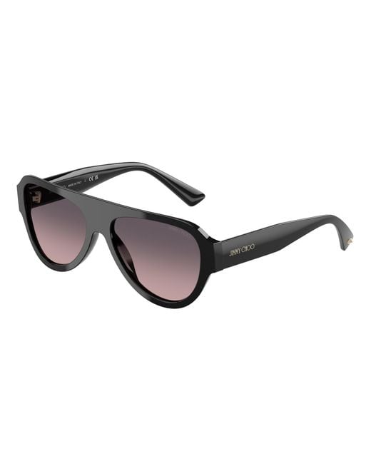 Jimmy Choo Black Jc5027 501746 Sunglasses Acetate Pilot Normal Shaded