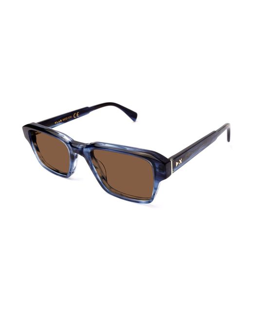 Xlab Blue Ios Sunglasses Acetate Light Squared Polarized