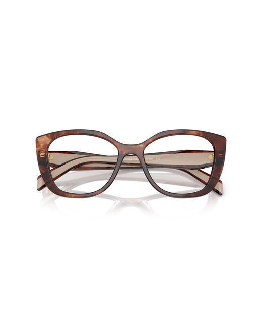 Prada Black Pr B04V 07R1O1 Optical Frames Acetate Cat Eye Normal
