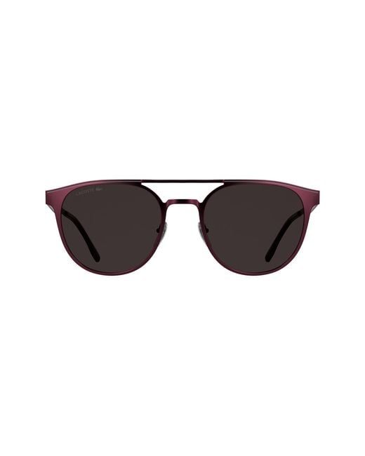 Lacoste Black L275S 601 Sunglasses Metal Round Normal