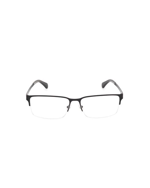 Timberland Black Tb50037 002 Optical Frames Metal Squared Normal for men