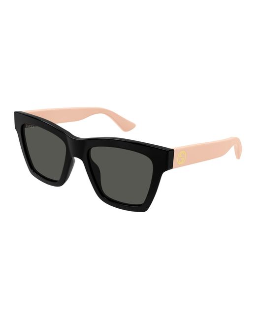 Gucci Black Gg1714S 006 Sunglasses Injected Cat Eye