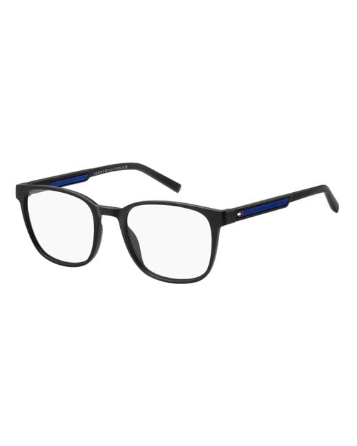 Tommy Hilfiger Black Th 2205 D51 Optical Frames Eco-Poliame Squared Normal for men