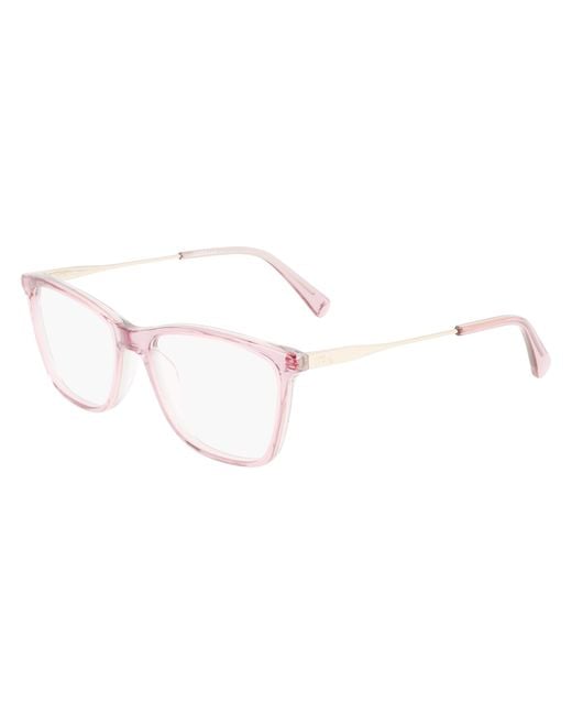 Longchamp Black Lo2674 601 Optical Frames Plastic Squared Photochromatic