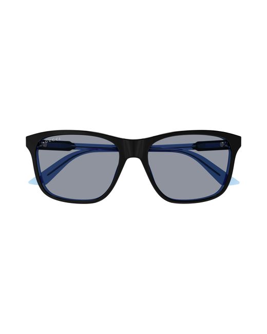 Gucci Black Gg1819S 003 Sunglasses Acetate Squared for men