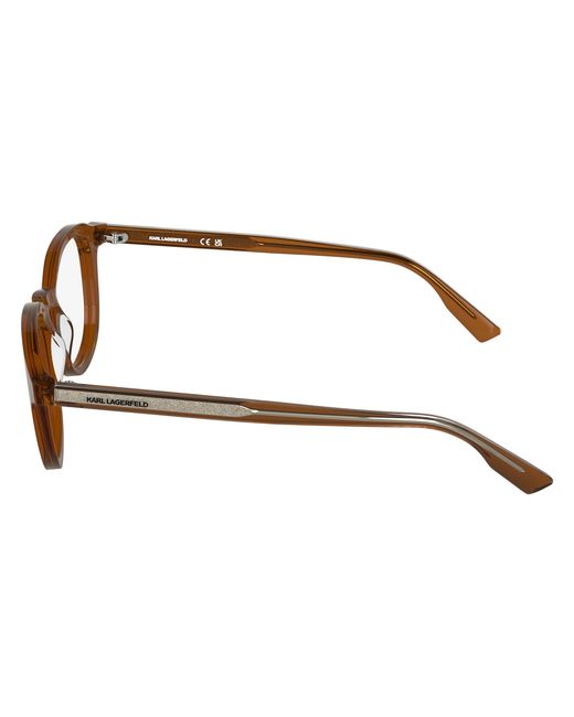Karl Lagerfeld Black Kl6235 216 Optical Frames Acetate Geometric Normal