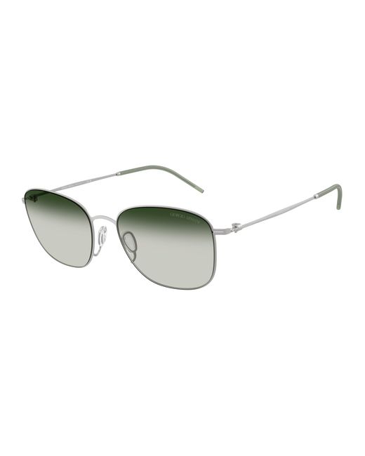 Giorgio Armani Black Ar6168 30457Z Sunglasses Metal Pillow Normal Shaded for men
