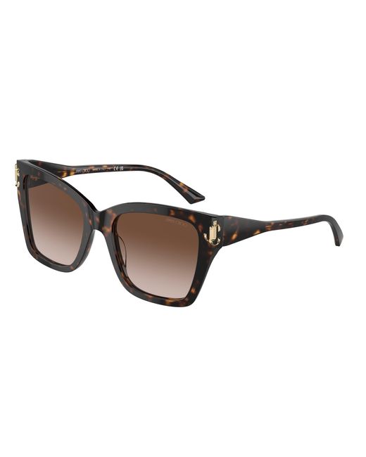 Jimmy Choo Black Jc5012 500213 Sunglasses Acetate Squared Normal Shaded