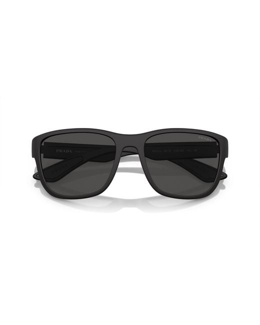 Prada Linea Rossa Black Ps 01Us Active Dg05S0 Sunglasses Nylon Pillow Normal for men