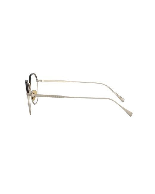 Giorgio Armani Black Ar5103J 3002 Optical Frames Metal Transparent Round Normal for men