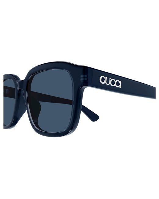 Gucci Black Gg1798Sa 004 Sunglasses Acetate Squared for men