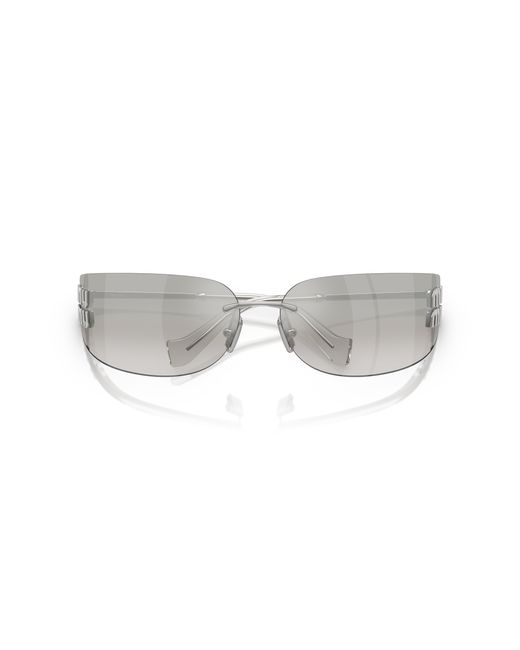 Miu Miu Black Mu A51S 1Bc10Y Sunglasses Metal Squared Normal Nuanced