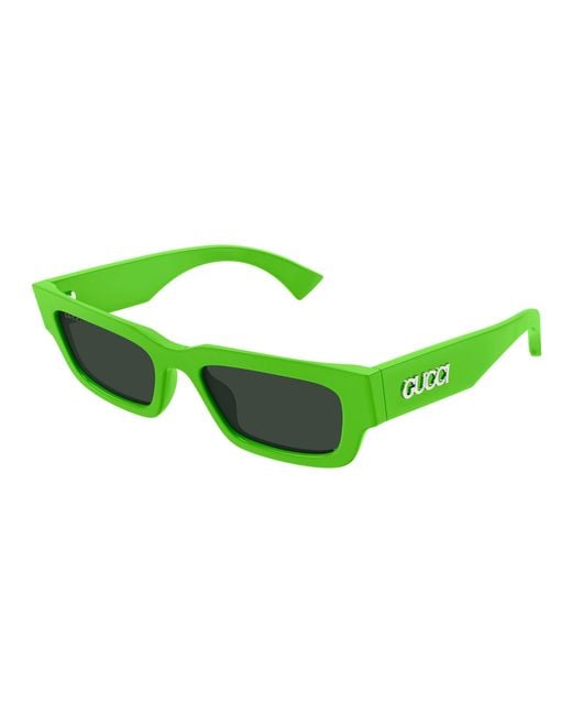 Gucci Green Gg1838S 004 Sunglasses Acetate Squared for men
